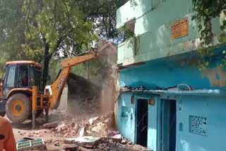 trichy encroachments removed for vaikunda ekadesi