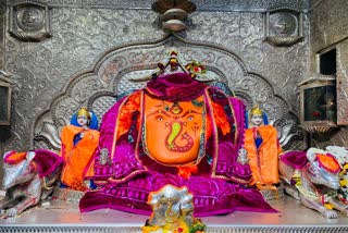 Ganesh of Khajrana wearing warm clothes