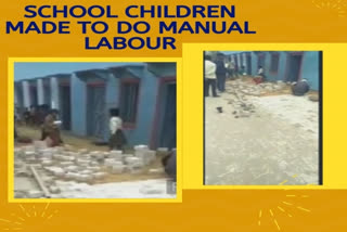 Video of school kids doing construction work goes viral in Rajasthan