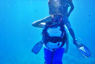 IPS Officer D. Rupa Scuba Diving