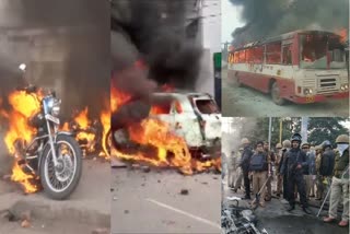 Hundreds detained as anti-CAA protests hit multiple cities; Violence in UP, Bihar