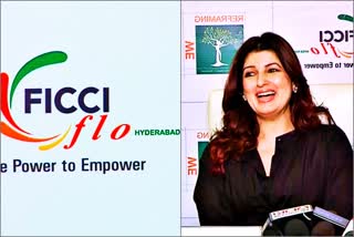 actress twinkle khanna at ficci program hyderabad