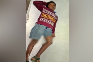 A street dog attacks a boy in Ramanagara