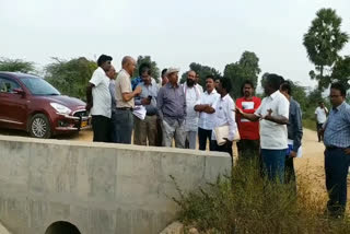 retired engineers group visited rajavaram major canal in nalgonda district