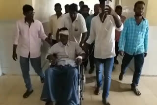 three people attacked ycp activist in banaganapalle town of kurnool district