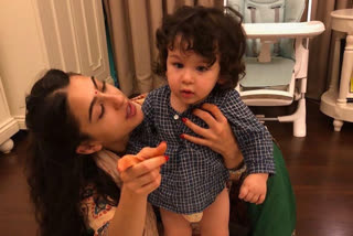 taimur ali khan birthday, kareena kapoor khan, sara ali khan, sara wish taimur third birthday, sara shares cute photos with taimur ali khan