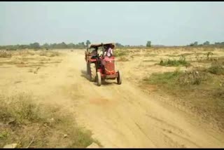 Disturbance in sand mines