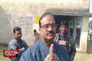 Political news of Jharkhand, jharkhand election 2019 news, jharkhand election news today, Jharkhand Assembly Election, Assembly Election 2019, godda Assembly Seat, झारखंड विधानसभा चुनाव, जेएमएम प्रत्याशी परिमल सिंह, पोलिंग बूथ, झारखंड विधानसभा चुनाव 2019, देवघर विधानसभा सीट