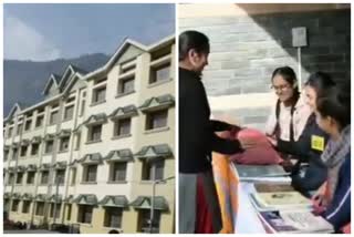 ABVP and  Student For Service started book and cloths bank in kullu