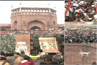 Protest continues at Jama Masjid