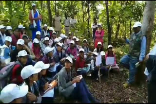 school-students-were-taken-for-forest-tour-in-chhindwara