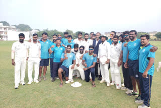 ranji match with delhi andhra won