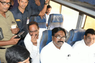 Minister Puvvada MP travel in RTC bus
