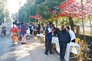 नगर पालिक निगम कोरबा में मतदान