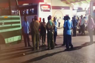 Dispute between drivers at Mattattuwani bus station - vairal video