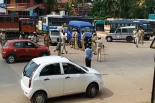 മംഗളൂരുവില്‍ കര്‍ഫ്യൂവിന് ഇളവ്  Mangalore continues to have strict control  manglore curfew  manglore latest news  കാസര്‍കോട്