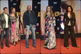 Sanju Baba, Sangeeta Bijlani, Ilua Vantur attend Dabangg 3 screening