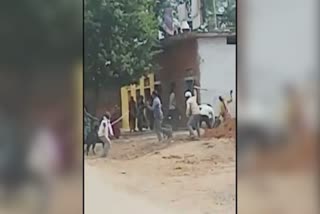 Video of a fight in a land dispute in Tikamgarh district
