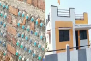 A home was constructed using plastic bottles