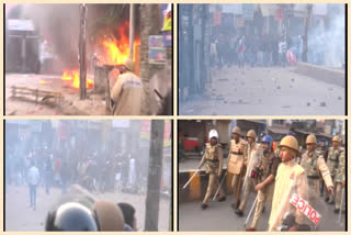 Violence in Kanpur, police post torched