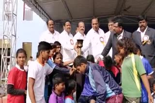 minister malla reddy ingrates Hand Ball Championship  in Hyderabad