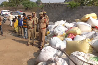 Heavily rationed rice Possession in Karimnagar district