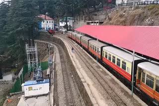 Shimla kalka railway track