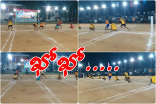 kho kho competitions in ongole of prakasam district