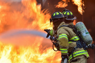 Apartment fire in Las Vegas