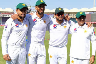 pakistan team equals record of smash 4 century by top 4 batsman in test match by team india