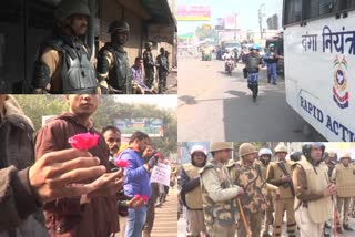 Peace after violent protest in up