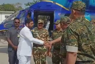 Home minister eknath shinde visit gadchiroli