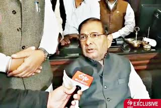 शरद यादव की ईटीवी भारत से बातचीत,  Sharad Yadav talks to ETV bharat