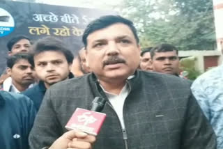 Sanjay Singh said BJP has cheated the public on unauthorised colonies