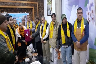 the batch of devotees returned from pakistan's katasraj dham in yamunanagar