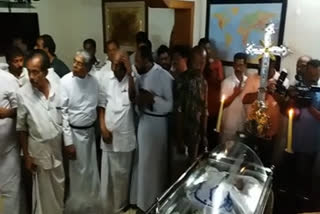 THOMAS CHANDY FUNERAL  THOMAS CHANDY  THOMAS CHANDY PASSES AWAY  തോമസ് ചാണ്ടിയുടെ നിര്യാണം  തോമസ് ചാണ്ടിക്ക് അന്ത്യാഞ്ജലി