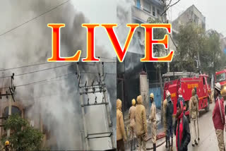 Delhi Fire broke out in two factories in Narela Industrial area earlier today