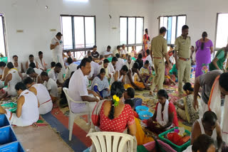 hundi counting in yadadri lakshmi narsimha swamy devastanam