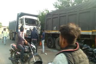 Road accident in Bilaspur