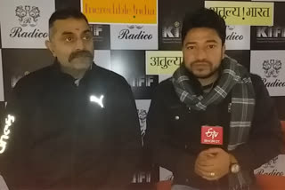 bollywood actor bhagwan tiwari talked with etv bharat