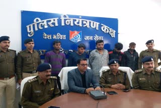 badnawar  police arrested five members of inter-state two-wheeler thief gang