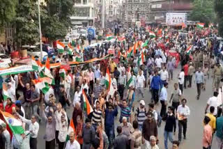 bjp organized rally for support to caa in vadodara