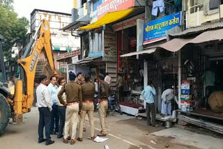 illegal encroachments removed