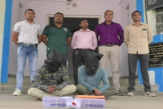 bharuch crime branch arrested two accused under armed act
