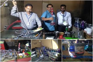 Hookah bar raid in Hubli