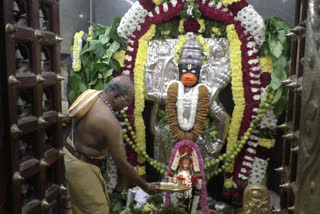 அபய ஆஞ்சேநேயருக்கு சிறப்பு பூஜை  அனுமன் ஜெயந்தி  hanuman jeyanthi