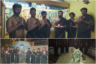 Prayer at the church from Ayyappa Maladhari