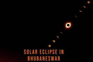 Partial eclipse of Sun in Bhubaneshwar