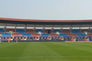 Preparation of indian super league, ISL in kalinga stadium, କଳିଙ୍ଗ ଷ୍ଟାଡିଅମରେ ଆଇଏସଏଲ,  ଇଣ୍ଡିଆନ ସୁପର ଲିଗ, ଓଡ଼ିଶା ଏଫସି,  ଓଡିଶା ଜାମସେଦପୁର ମୁହାଁମୁହିଁ