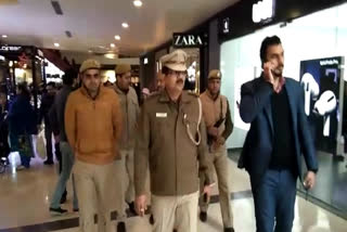 A vigilante system of security at Pacific Mall in Delhi